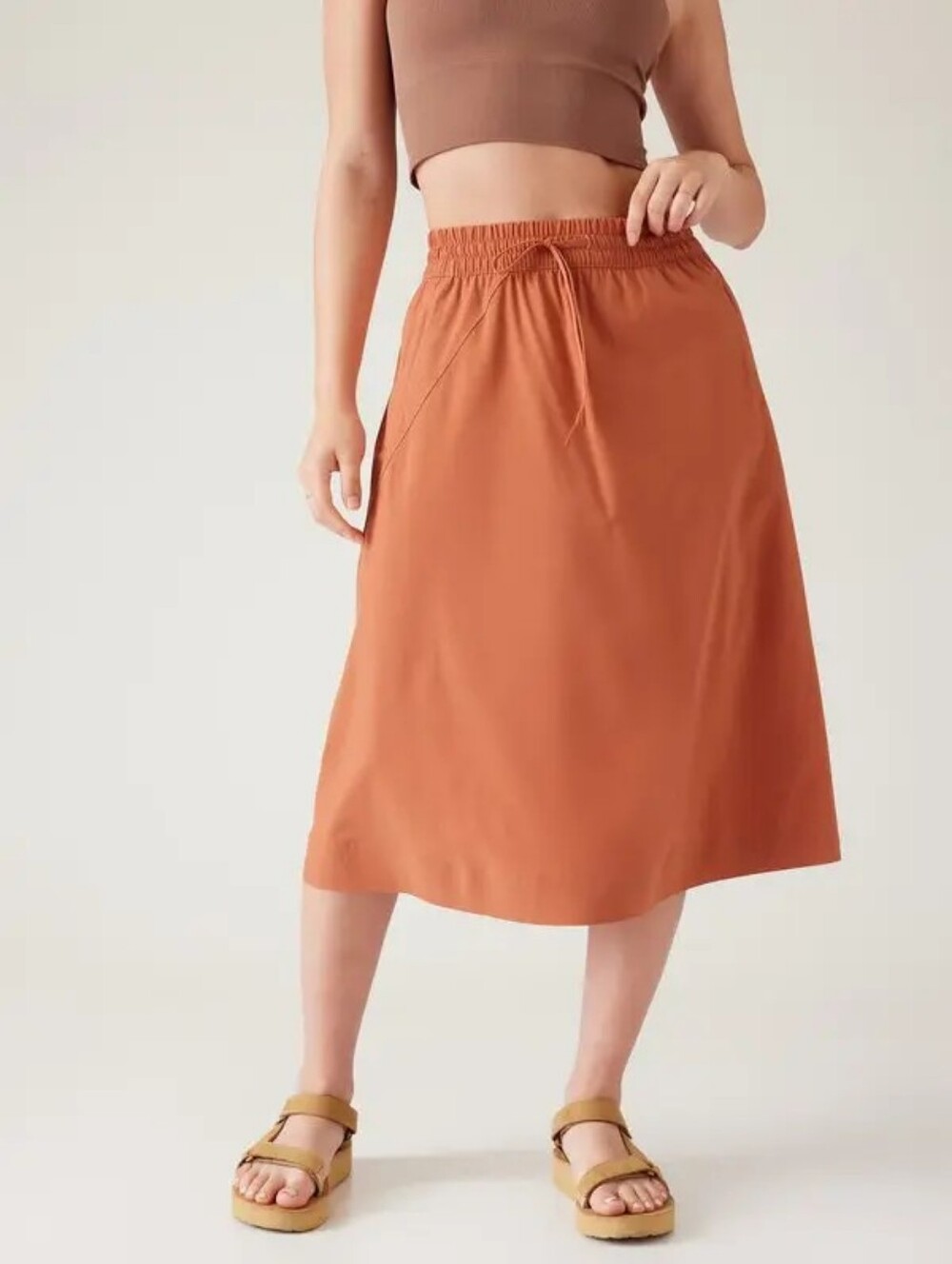 Athleta Arrival Skirt - 10 - Sunbaked Clay
